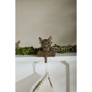 Antique Gold Stocking Holder