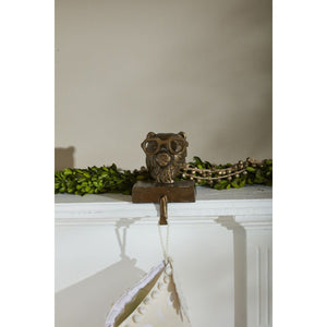 Antique Gold Stocking Holder