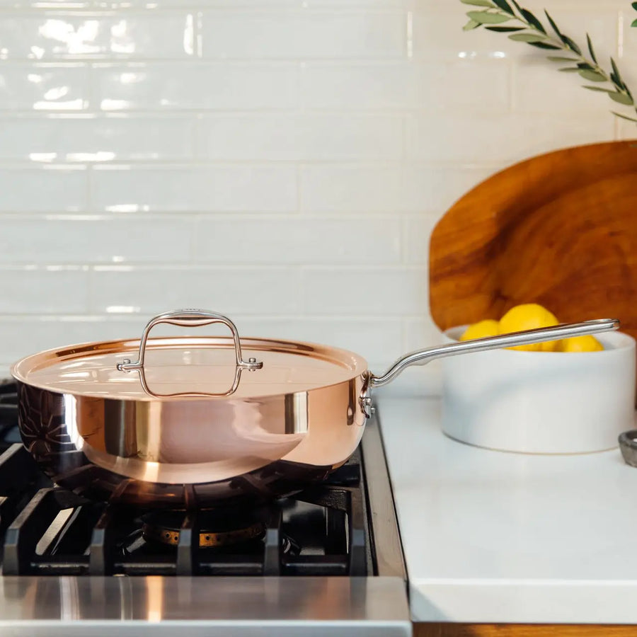 Copper Saucier | 5.2 Qt