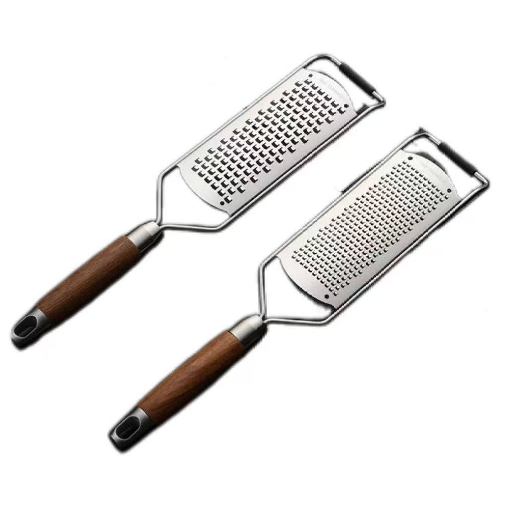 Himore Studio - Cheese Grater with Walnut Wood Handle: Coarse
