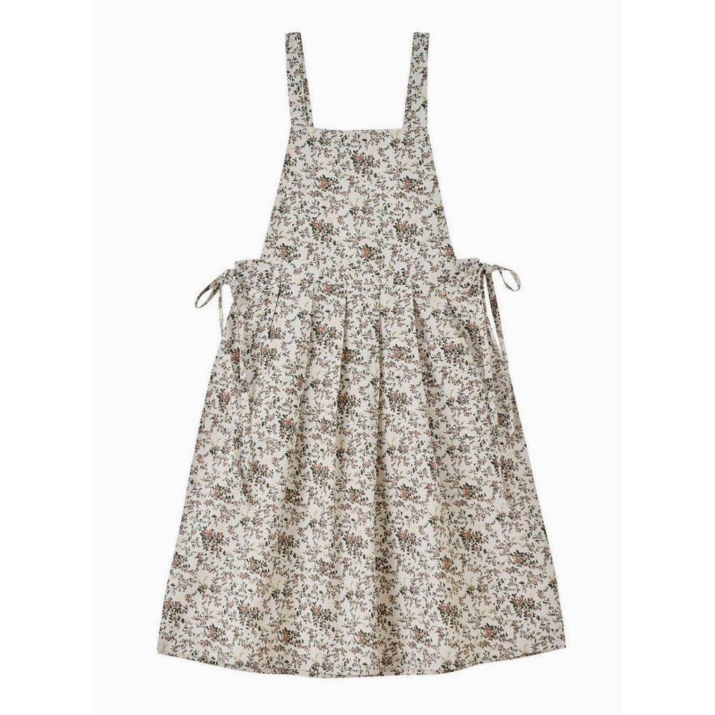 Cotton Flower Apron | White