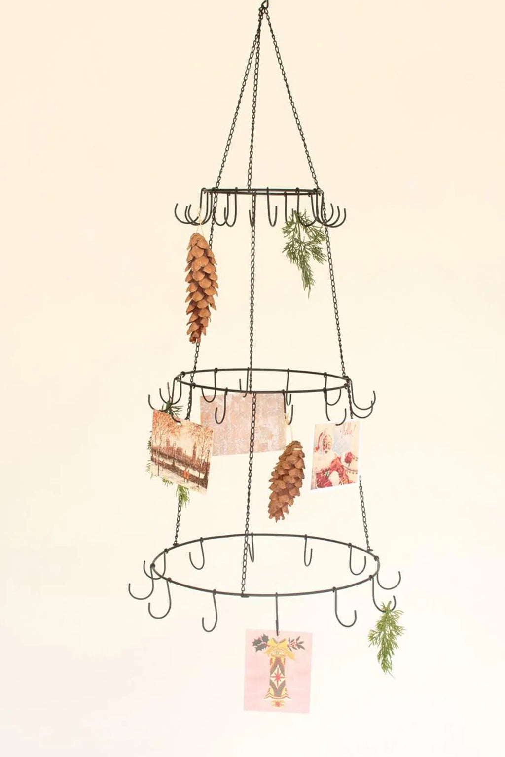 Three-Tier Hanging Wire Display Tree