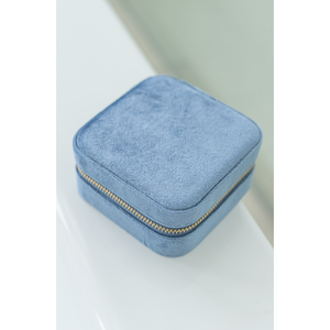Velvet Jewelry Case | Sterling Grey