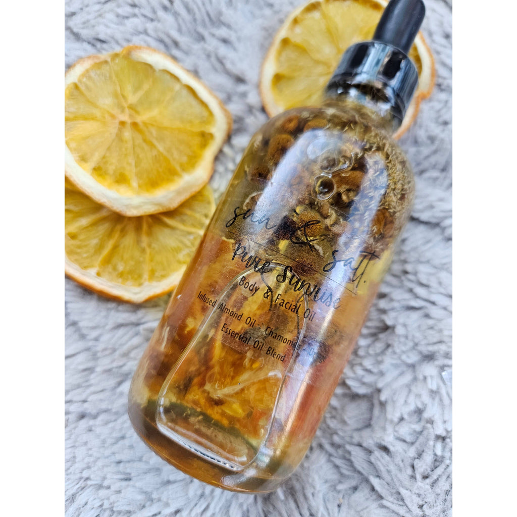 Floral Infused Body & Face Oil  | Pure Sunrise