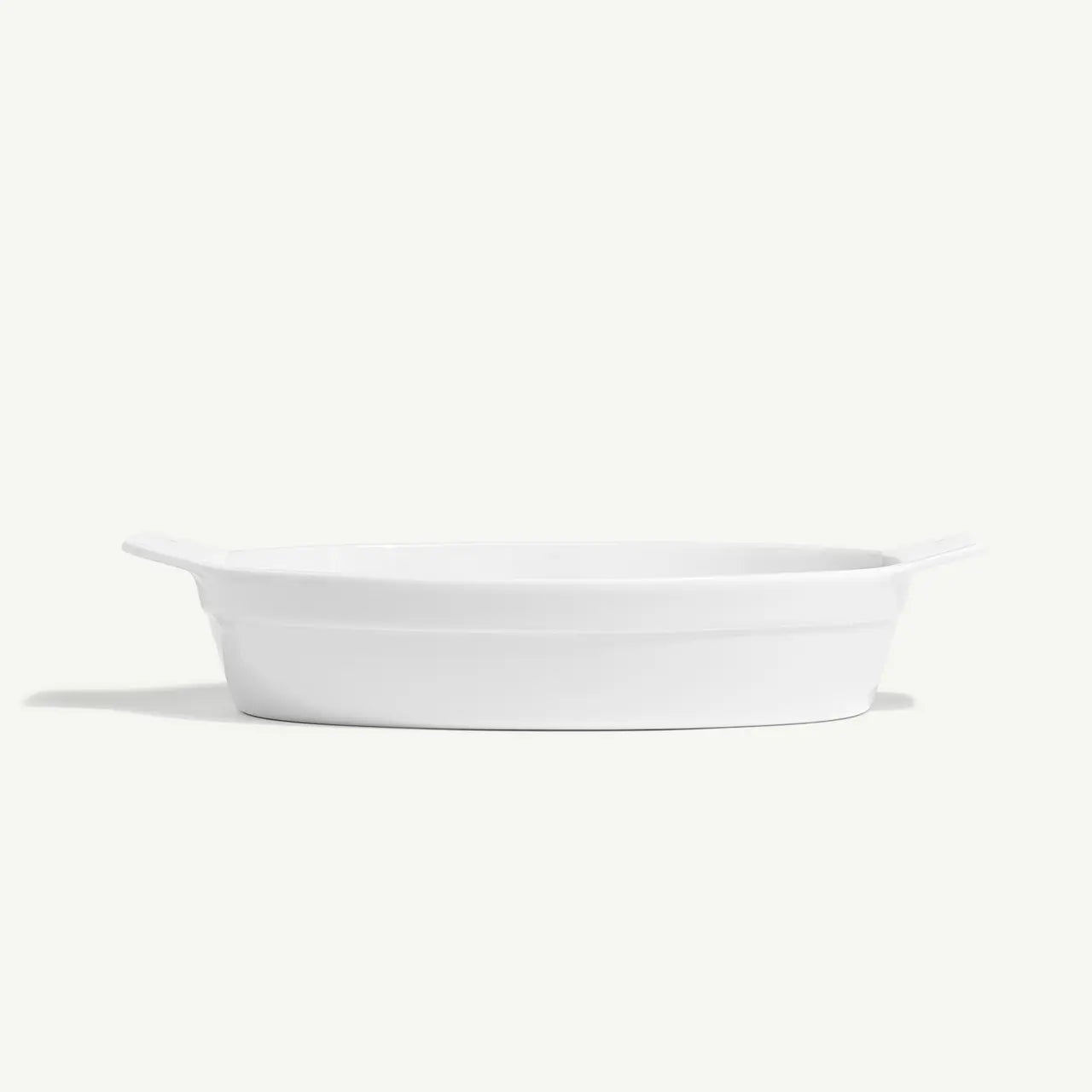 Oval Gratin Dish | White