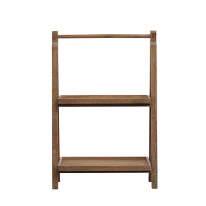 2-Tier Wood Folding Stand | Natural