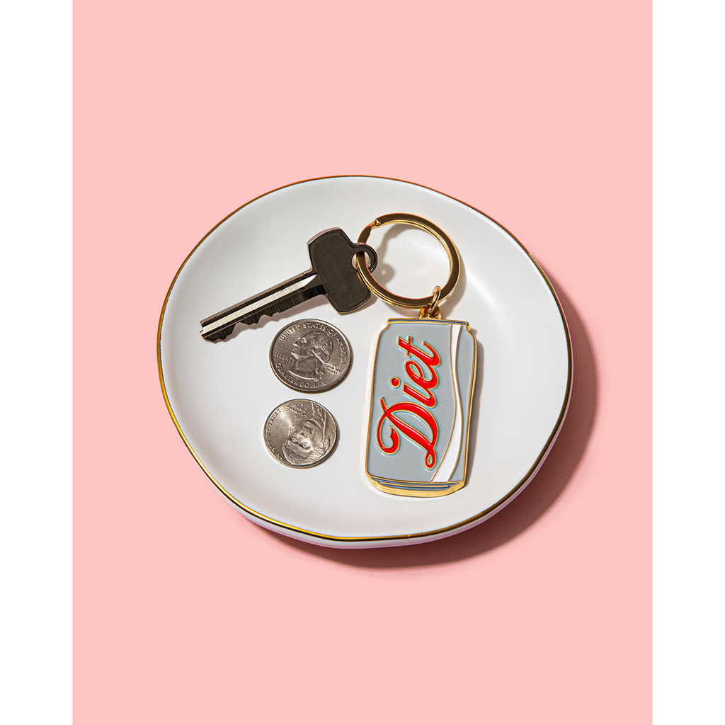 Diet Soda Enamel Keychain