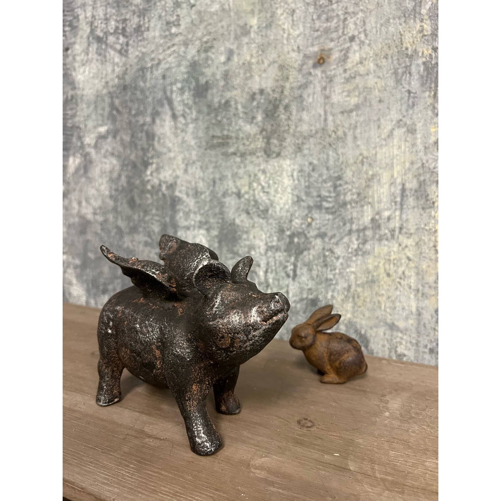 Cast Iron Flying Pig
