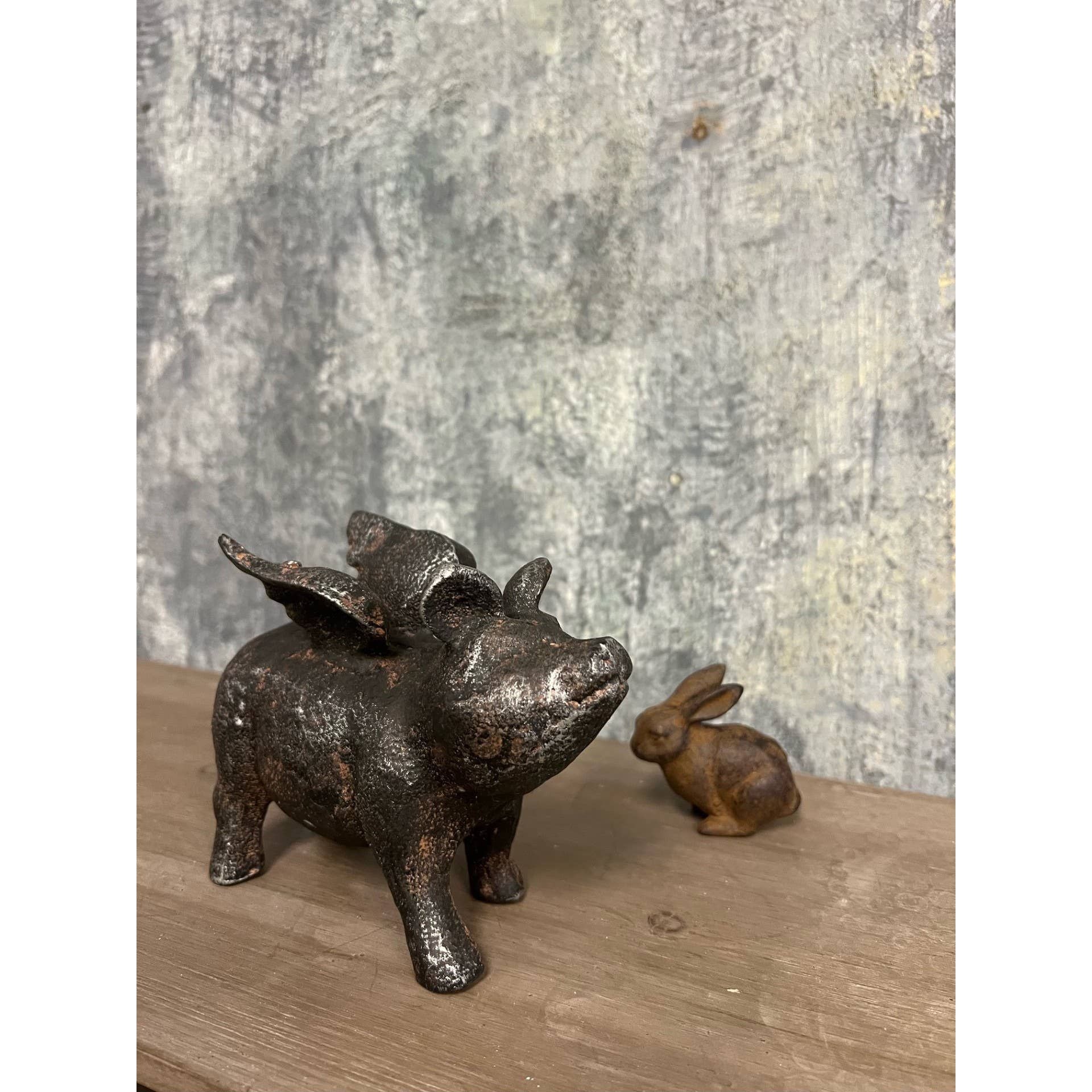Cast Iron Flying Pig