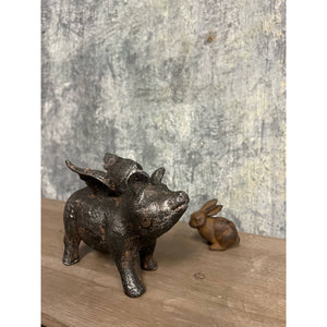 Cast Iron Flying Pig