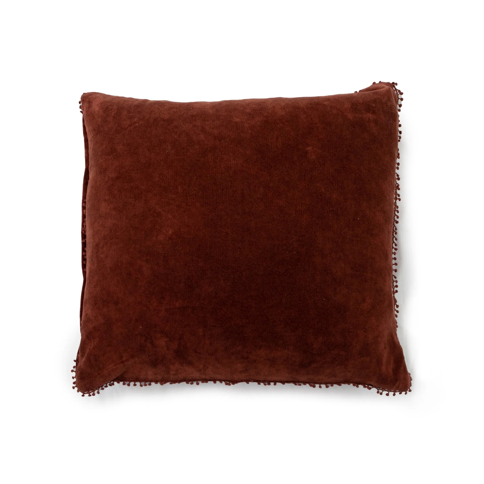 Pillow Collection - Velvet Pillows w/Poms