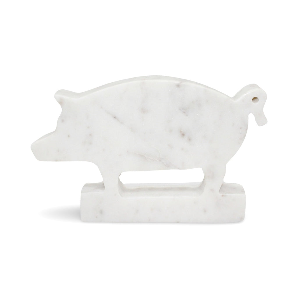 White Marble Pig