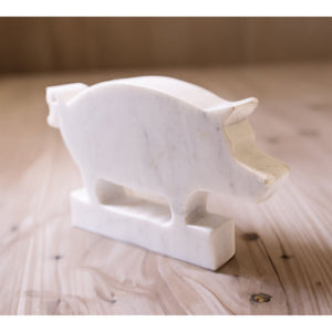 White Marble Pig