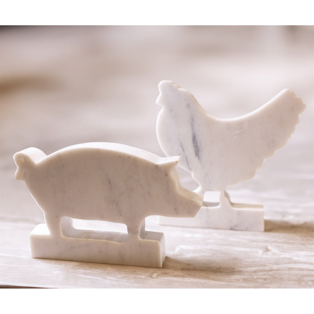 White Marble Pig