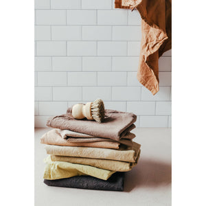 Plant dyed Organic cotton Kitchen Towel | Mink