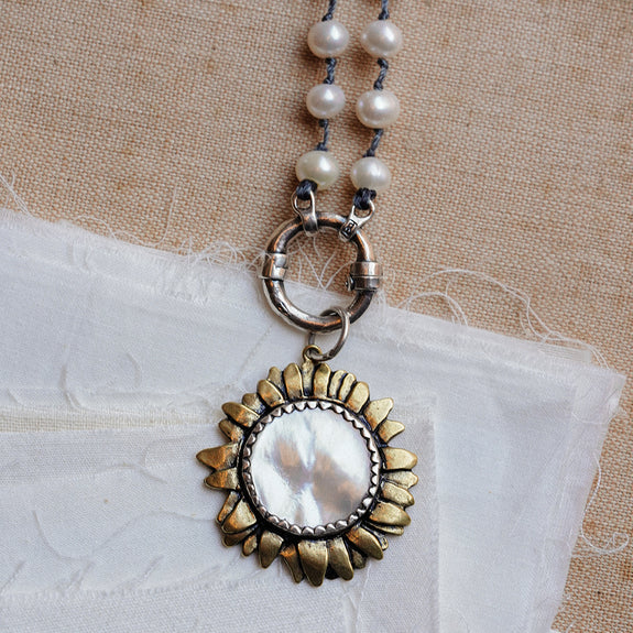 Boho Soul Necklace | Cream