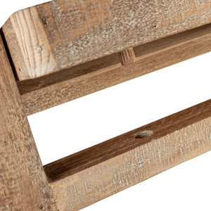 2-Tier Wood Folding Stand | Natural