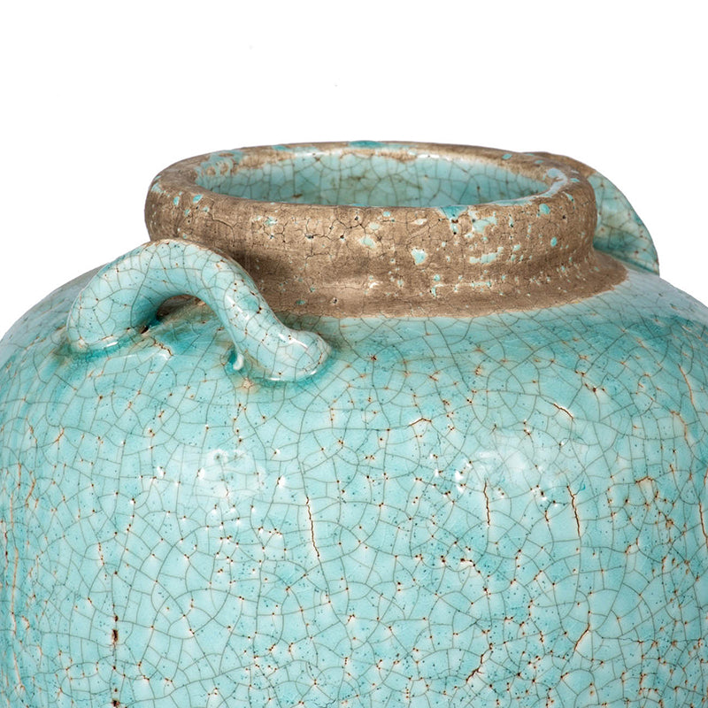 Turquoise Terracotta Vase