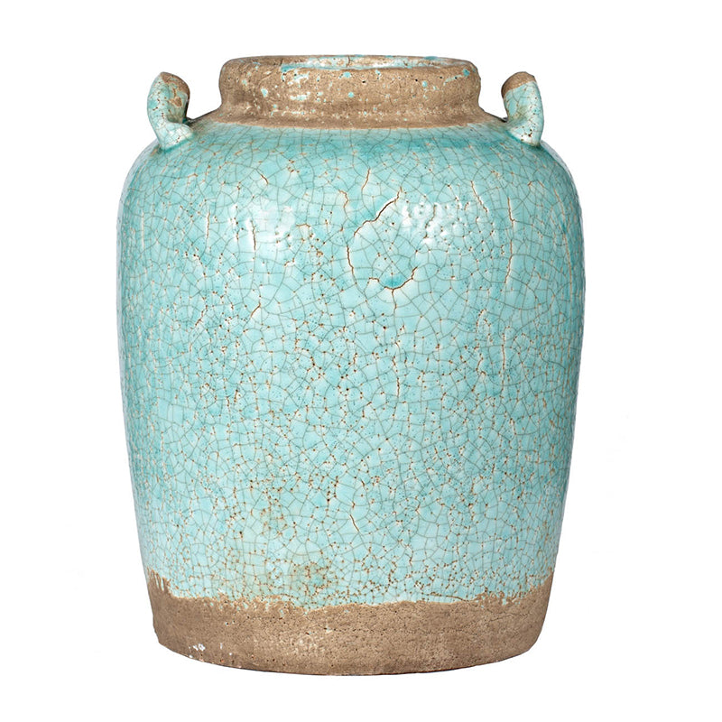 Turquoise Terracotta Vase