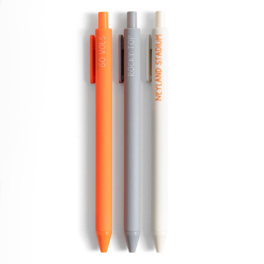 S/3 Gel Pens | Knoxville Football Game Day Jotter Set