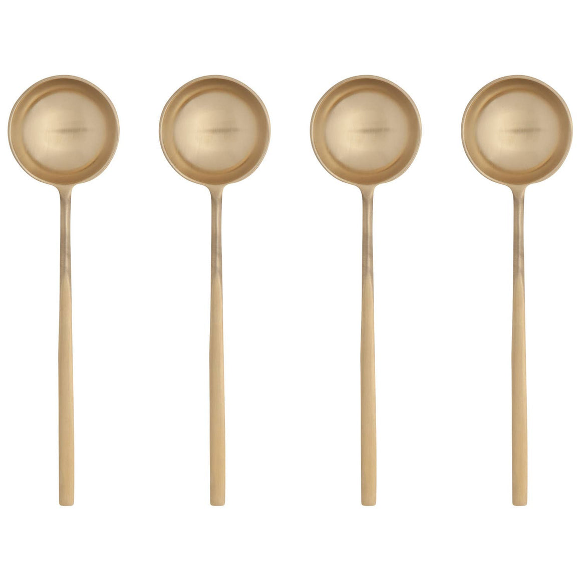 S/4 Long Spoons | Gold