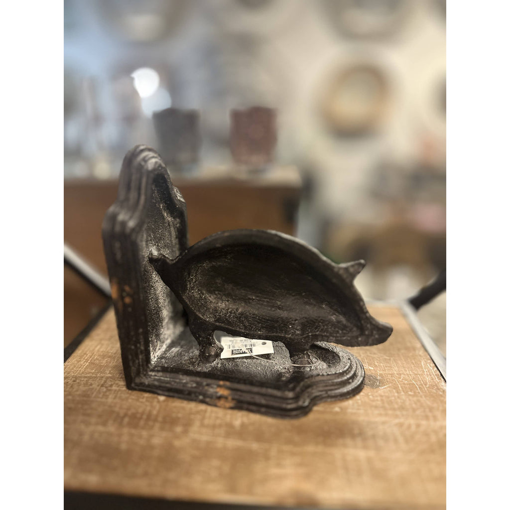 S/2 Cast Iron Pig Bookends