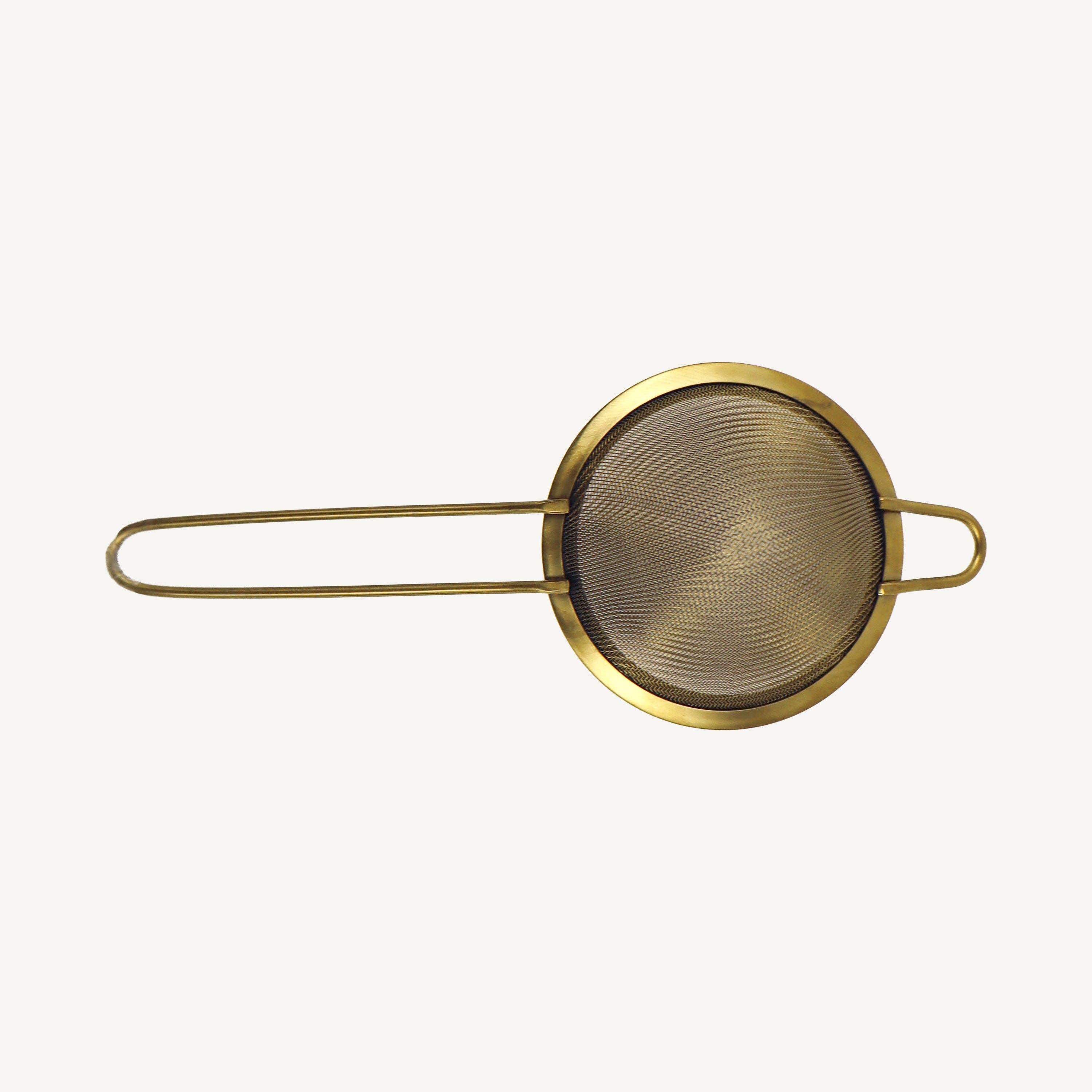 Artisan Brass Fine Mesh Strainer