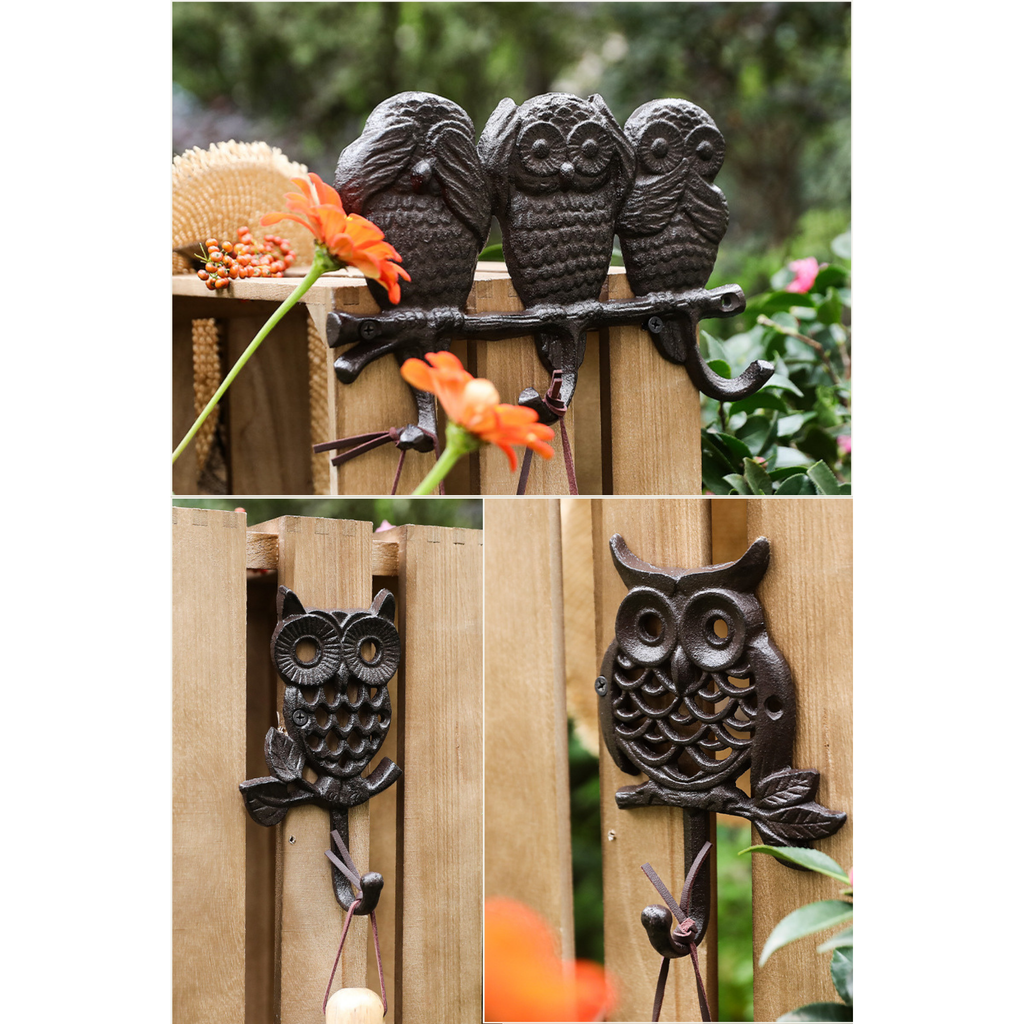 Cast Iron Owl Hook | Style 2