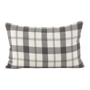 Plaid Pillow | Down Filled