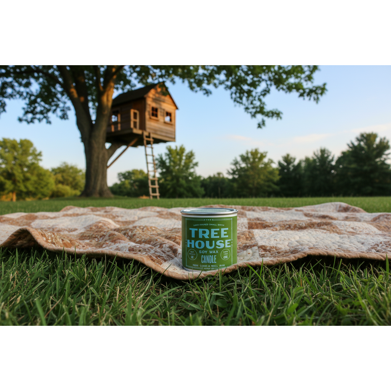 1/2 Pint Soy Candle | Tree House Soy Candle