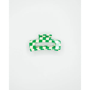 Checker Hair Claw | Orange