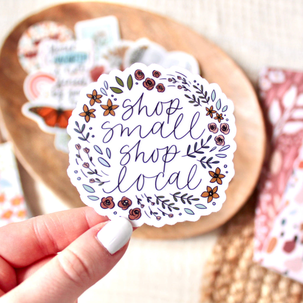 Shop Small Shop Local Sticker