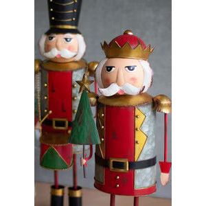 Painted Metal Nutcrackers