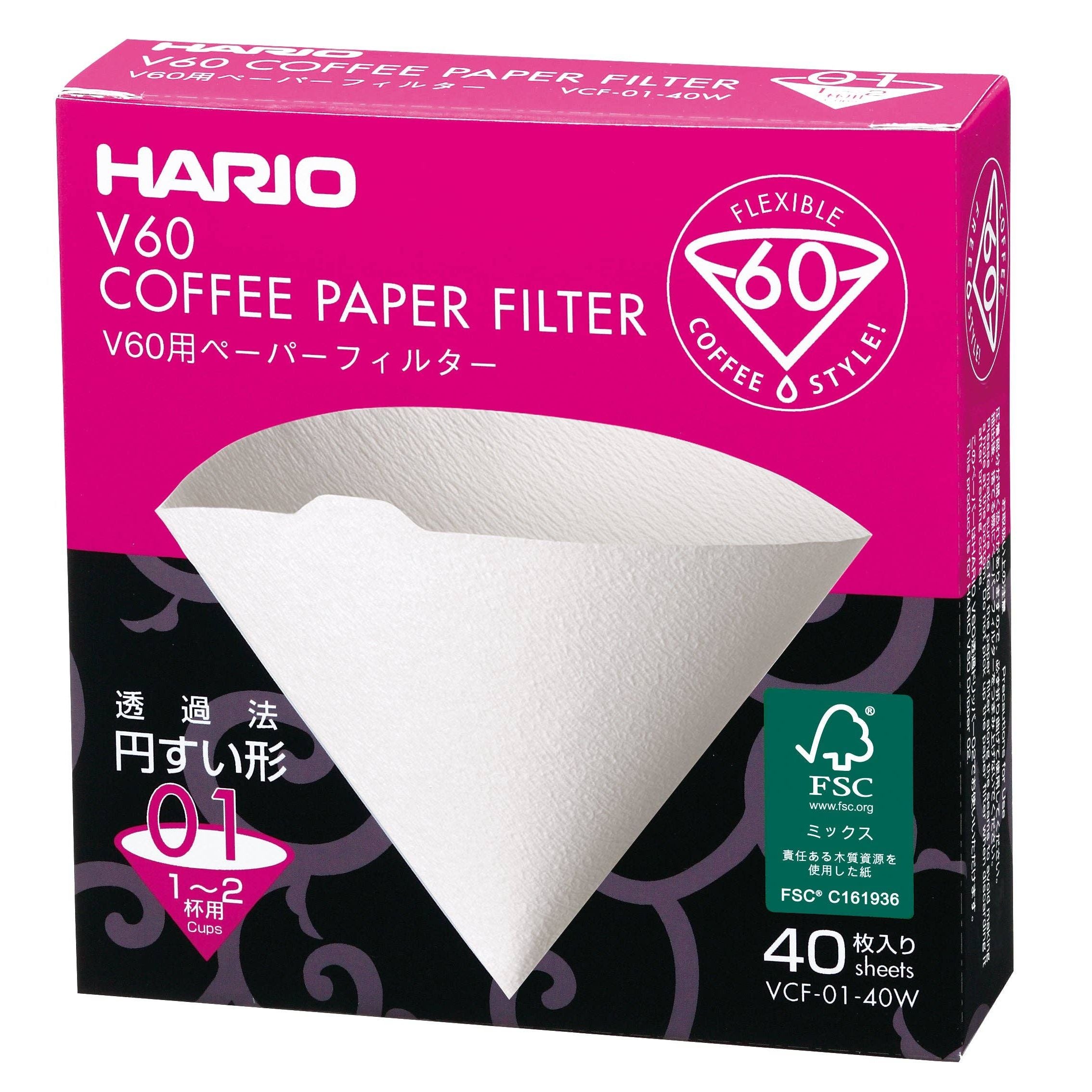 V60 Paper Filters | Natural Brown 100 Sheets 02