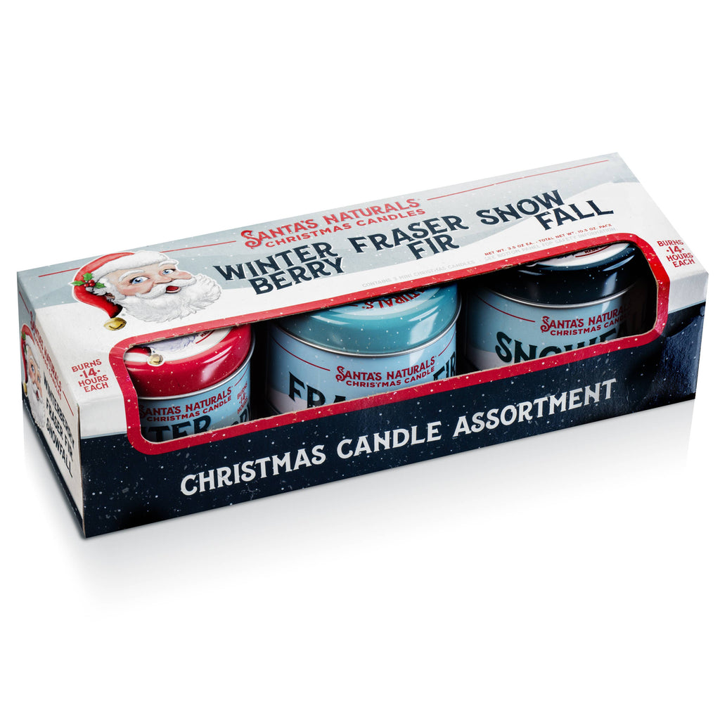 Santa's Naturals | Mini Candle Trio