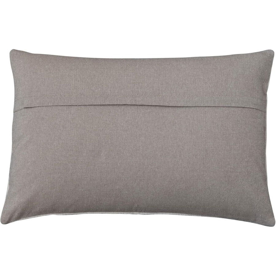 Brocade Cotton Slub Lumbar Pillow | Ivory