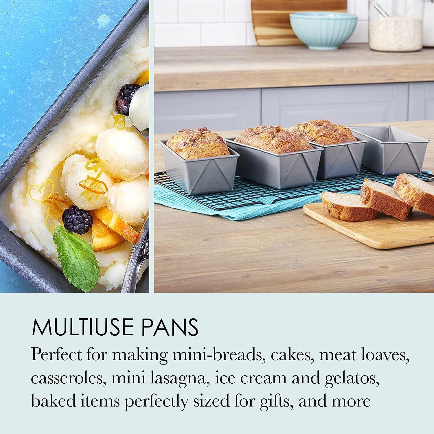 Chicago Metallic Commercial II Non-Stick Mini Loaf Pans