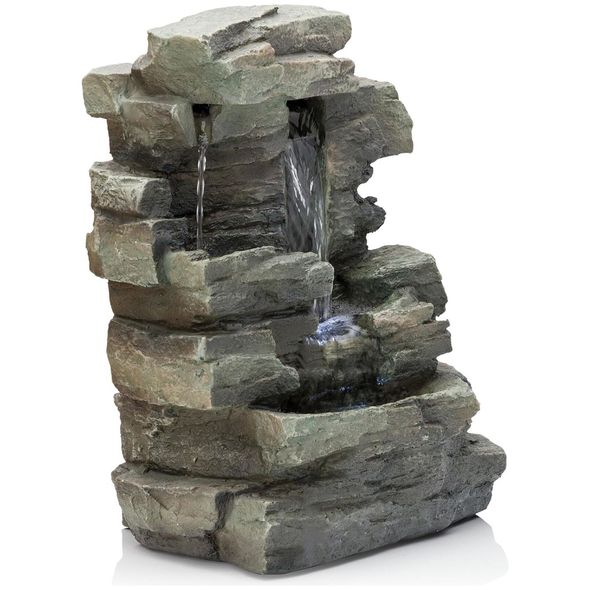 Cascading Tabletop Fountain w/LED Lights