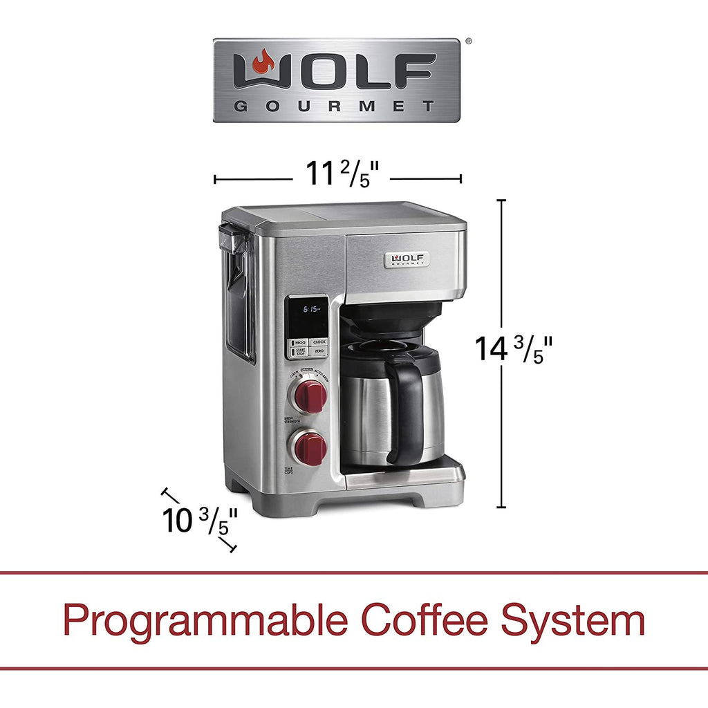 Wolf Gourmet Automatic Drip Coffeemaker (Red Knob) — FINAL SALE