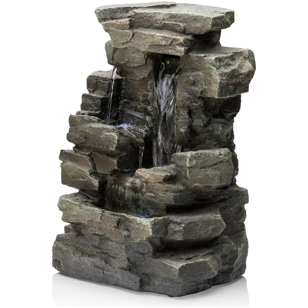 Cascading Tabletop Fountain w/LED Lights