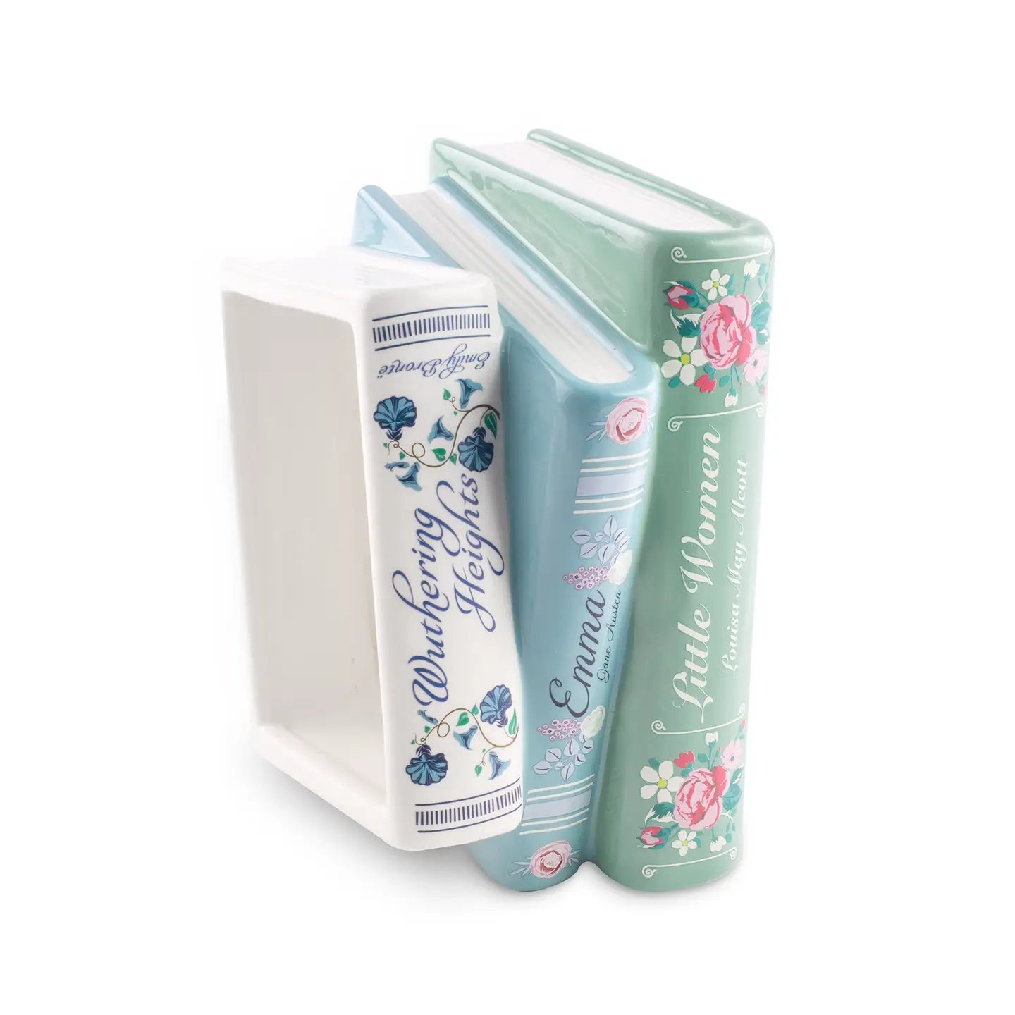 Stacked Book Vase | Pastel Classics