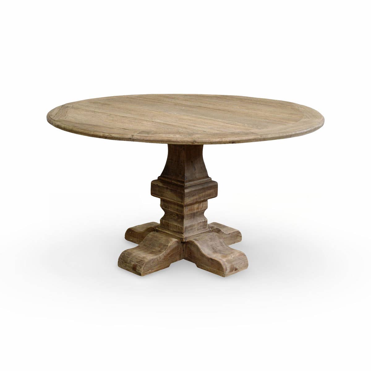 Reclaimed Oak Round Dining Table