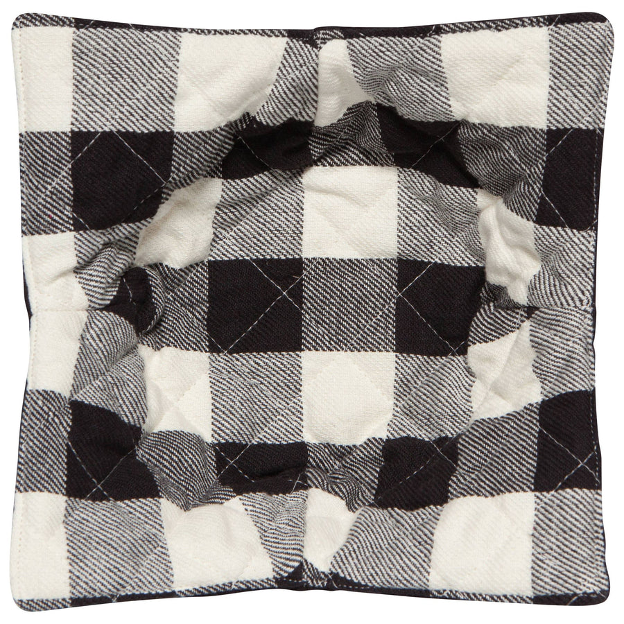 Bowl Cozy | Black Check