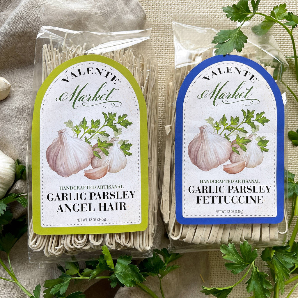 Valente Pasta | Garlic Parsley Fettuccine