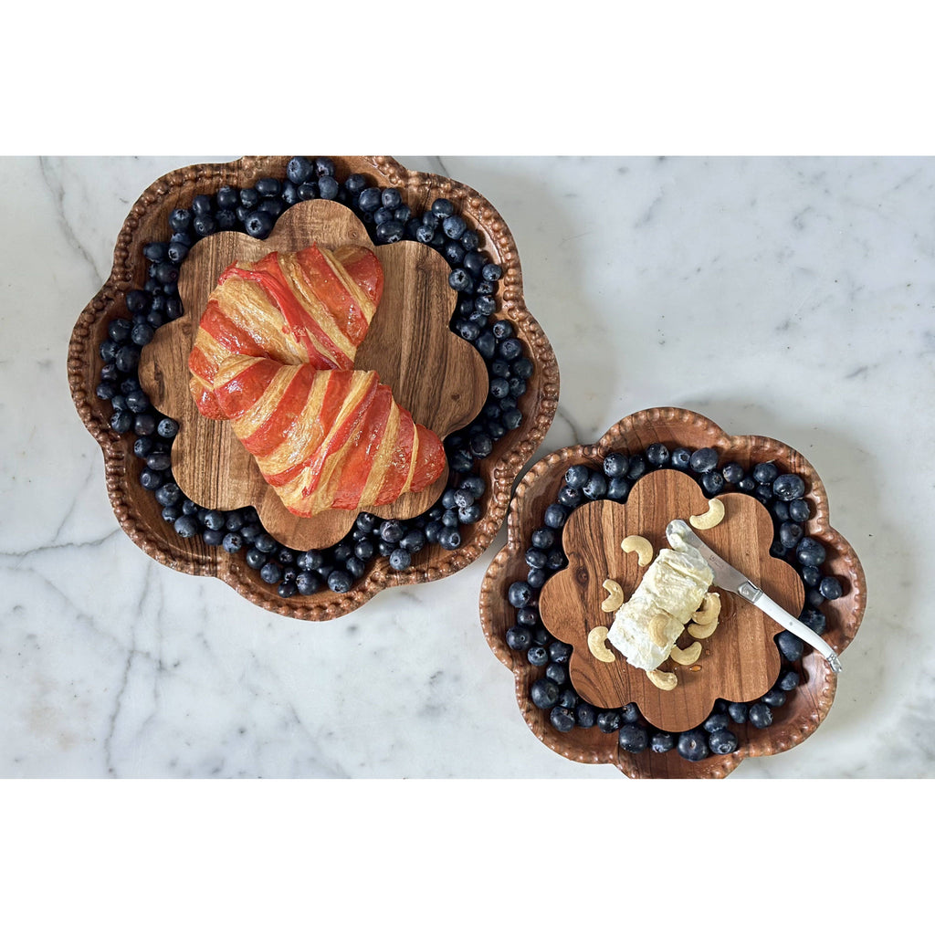 Vintage English Scalloped Bread Board