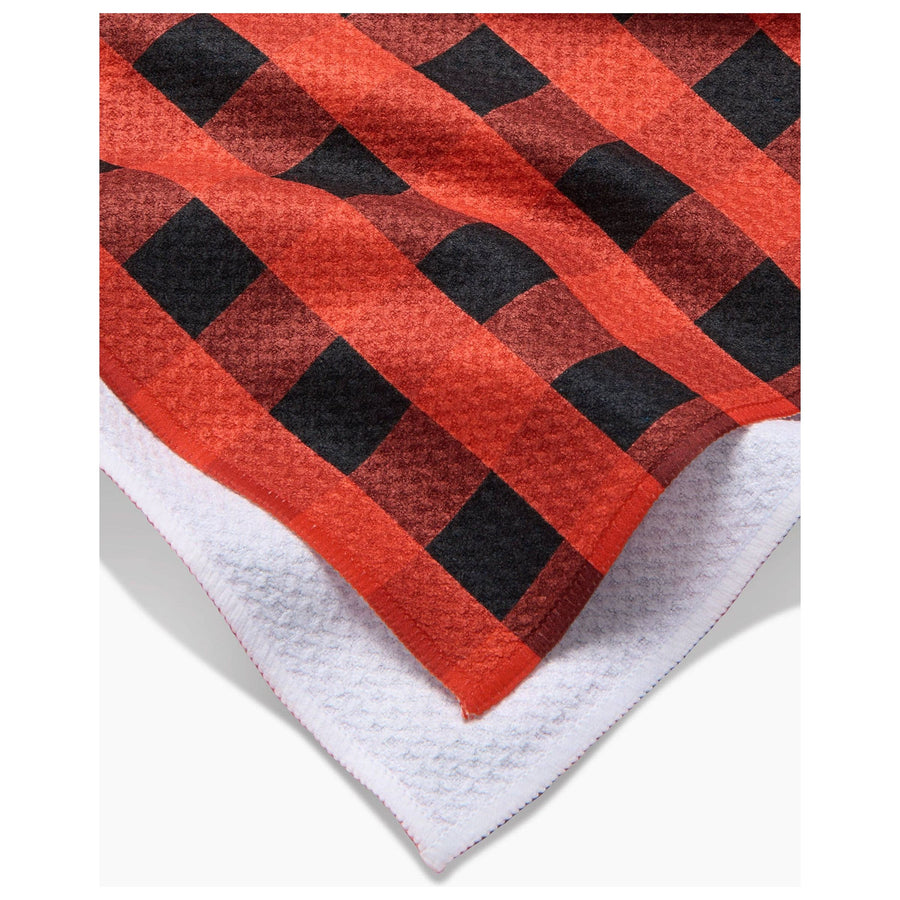 Geometry - Burnt Ember Tea Towel