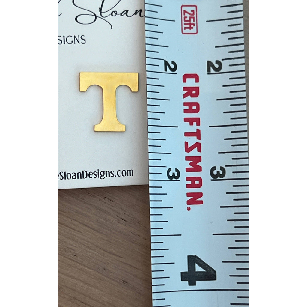 University of Tennessee  T Earrings  