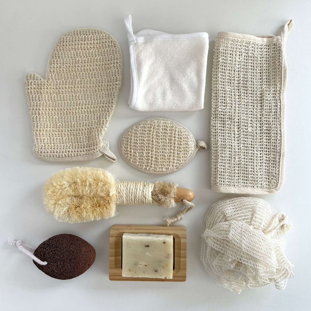 Natural Ramie Fiber Bath Loofah Sponge Pouf