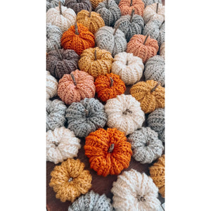 Handcrafted Crochet Pumpkin | Small
