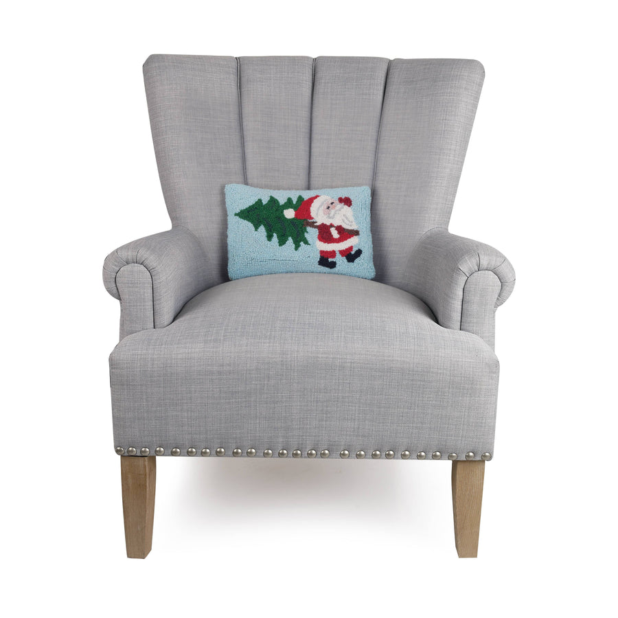 Santa w/Tree Hook Pillow